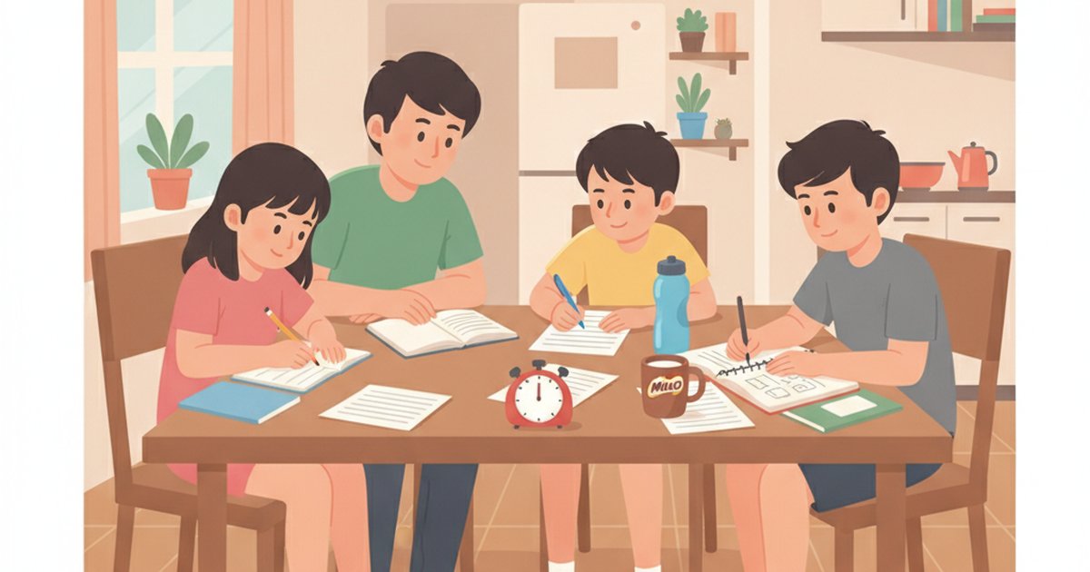 How to Run a Family Study Hour With Three Different Levels (P2, P5, Sec 2)